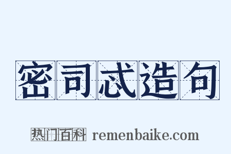 密司忒造句是什么意思的图片